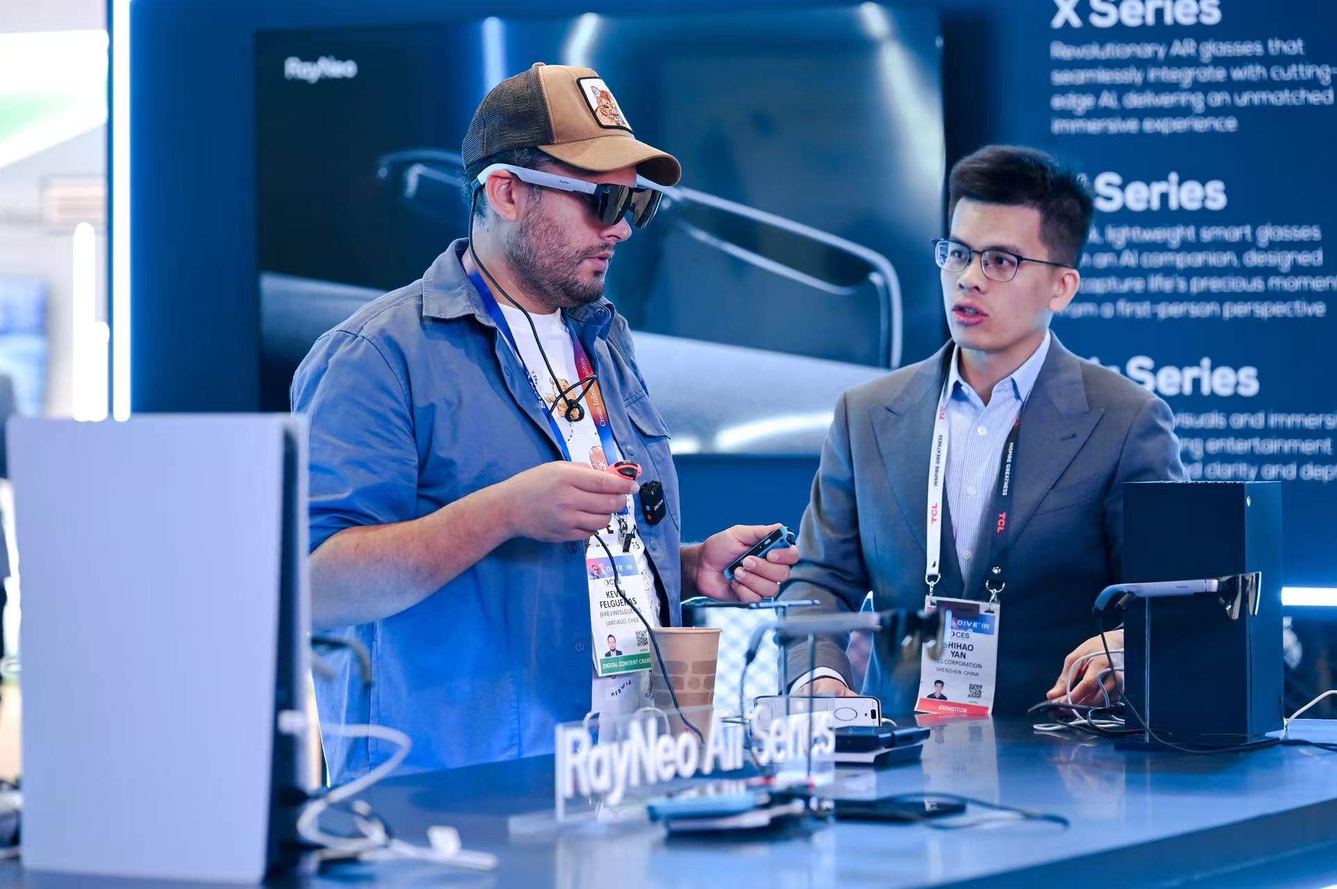 AI眼镜仙界与魔界分层示意图