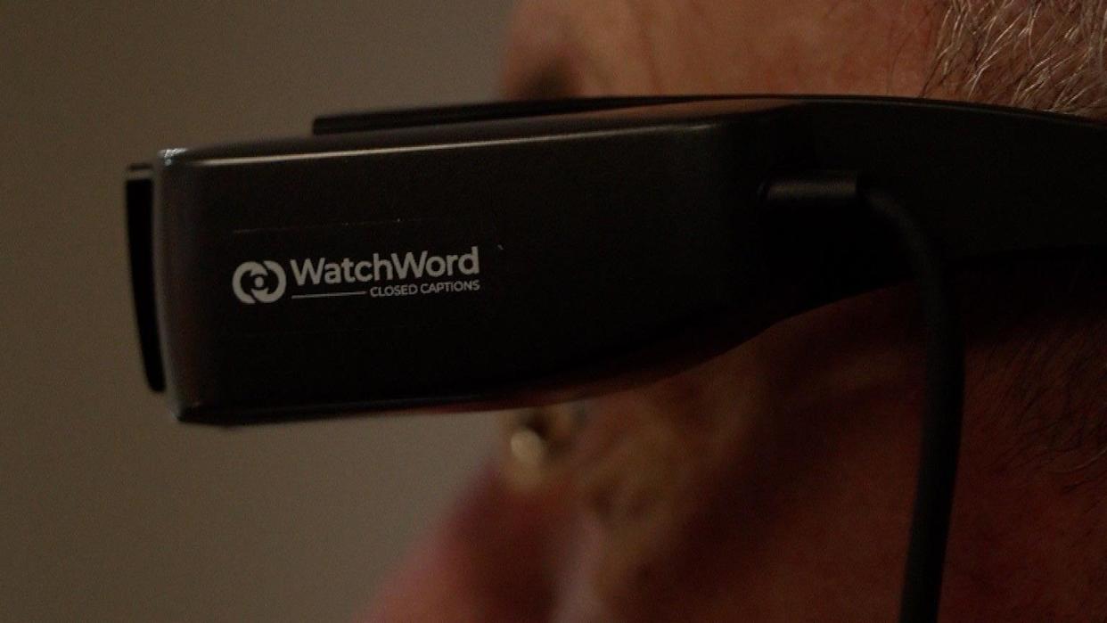 WatchWord智能眼镜侧面标识